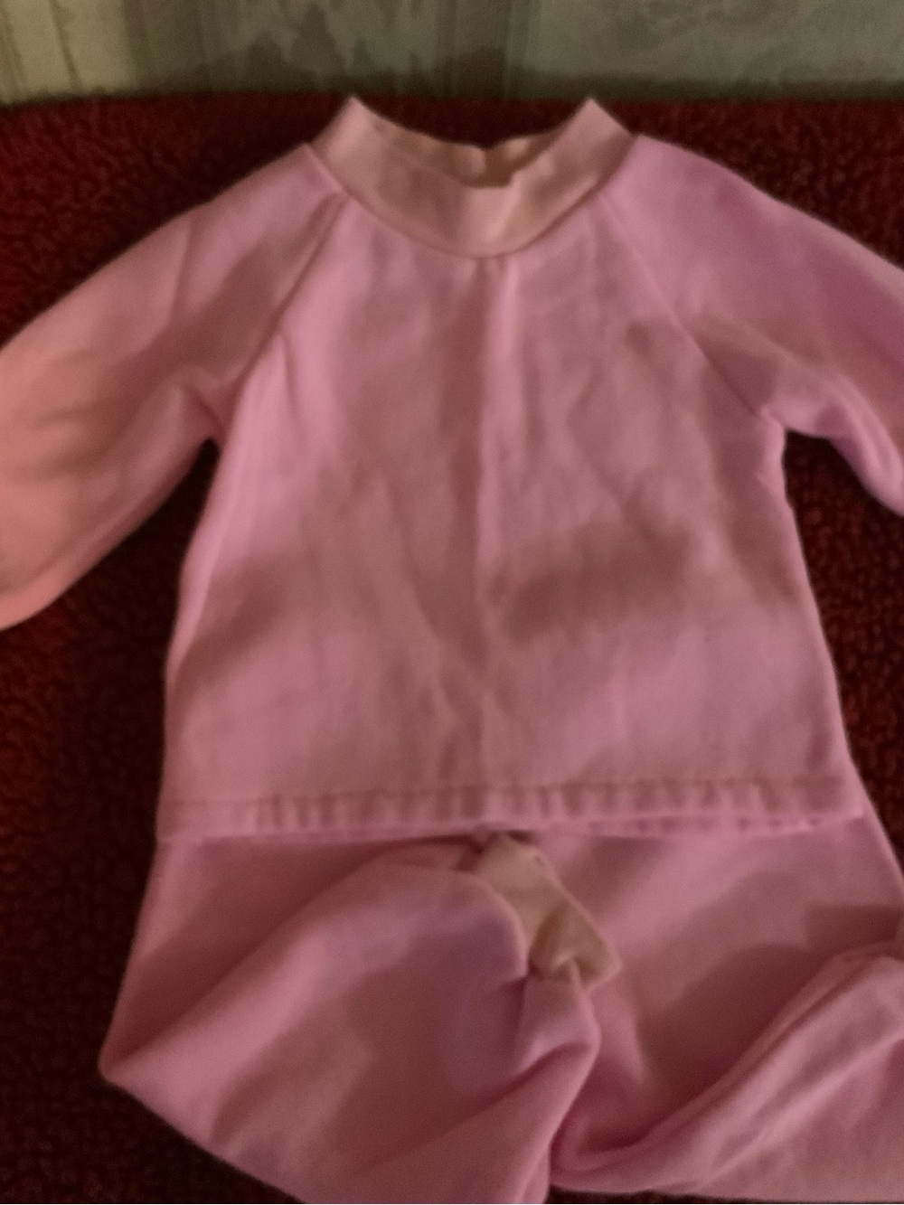 Infant Pink Long Sleeve Matching Sweatshirt/Sweatpants